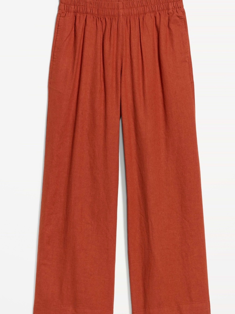 Old Navy Wide-Leg Pants in Rust Orange
